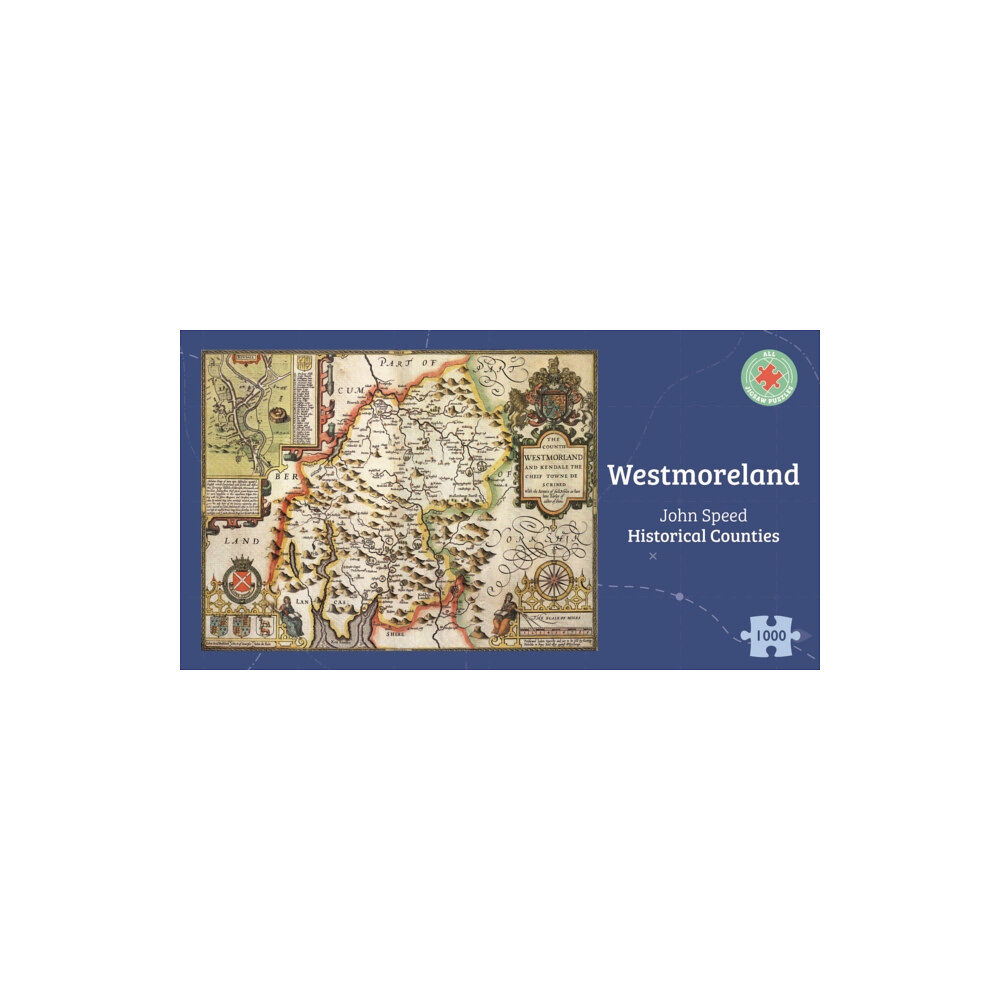 ALL JIGSAW PUZZLES Westmoreland Historical 1610 Map 1000 Piece Puzzle