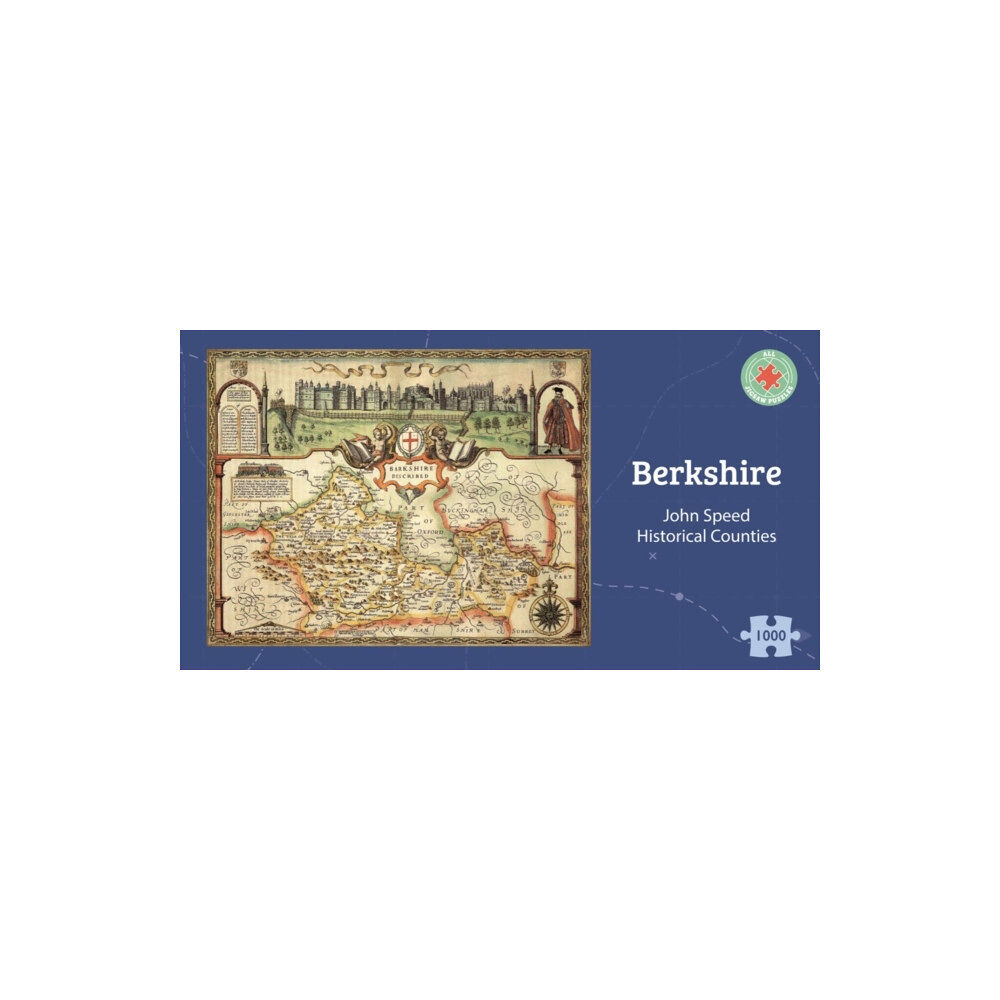 ALL JIGSAW PUZZLES Berkshire Historical 1610 Map 1000 Piece Puzzle