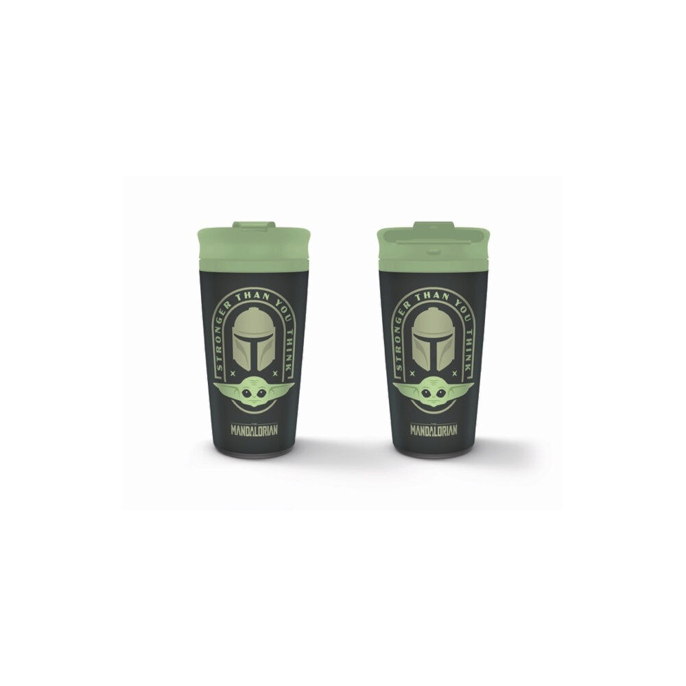 Pyramid International Star Wars: The Mandalorian (Stronger Than You Think) Metal Travel Mug