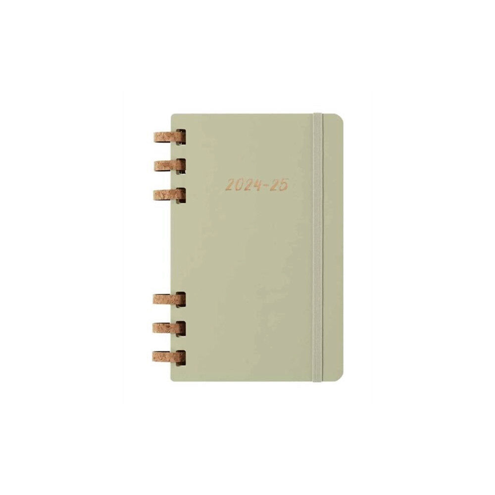 Moleskine Moleskine Spiral 12 Month 2024-2025 Academic Year Planner, Hard Cover, Large (5" x 8.25"), Kiwi, 200 pages