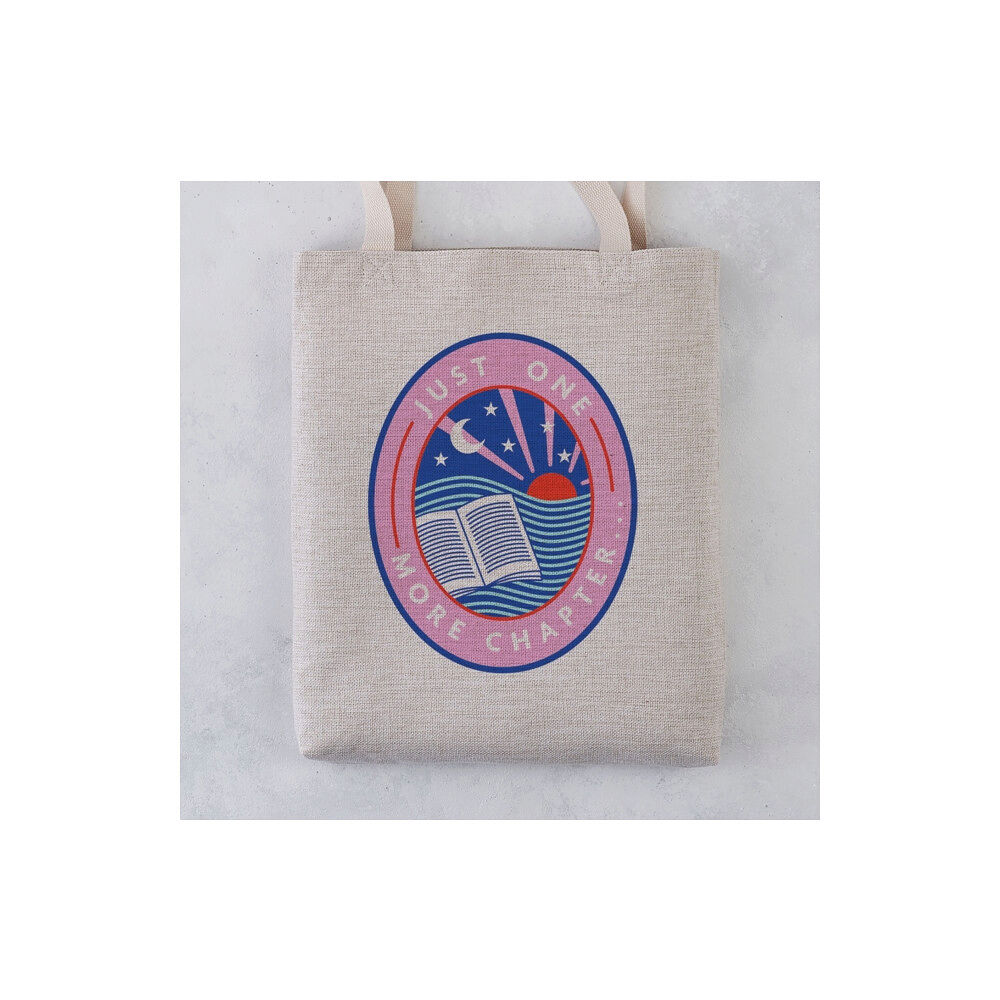 BOOKISHLY Just One More Chapter Tote Bag