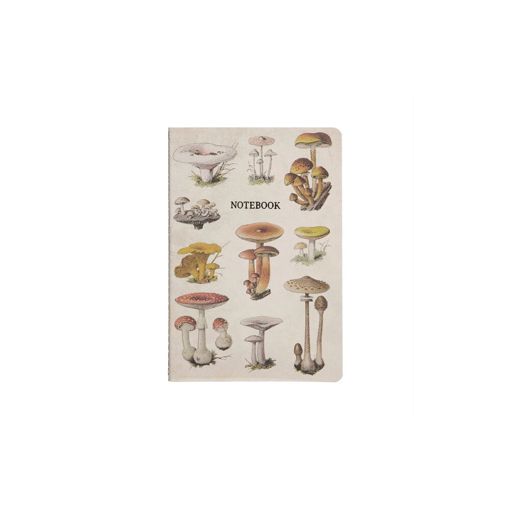 SASS & BELLE Sass & Belle Vintage Mushrooms A5 Notebook