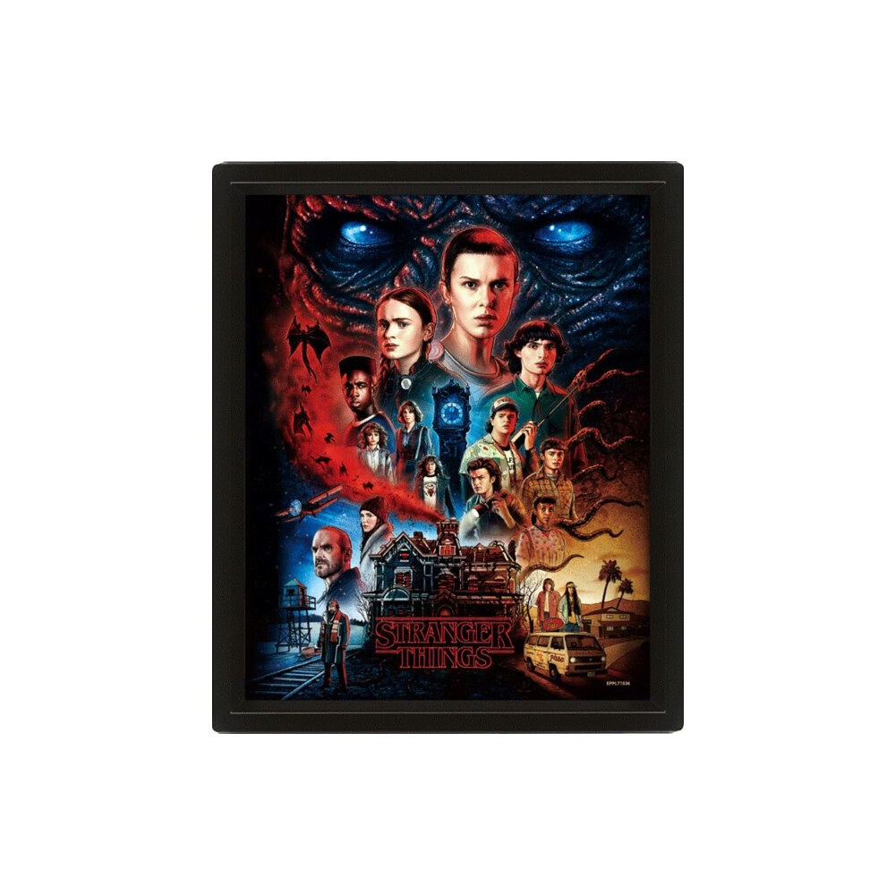 Pyramid International Stranger Things 4 (Vecna) Framed 3D