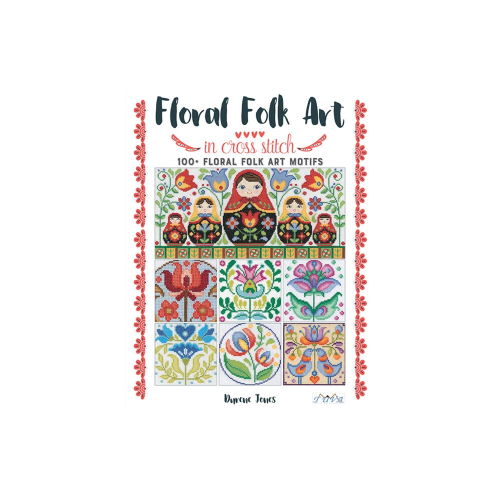 Tuva Publishing Floral Folk Art in Cross Stitch (häftad, eng)