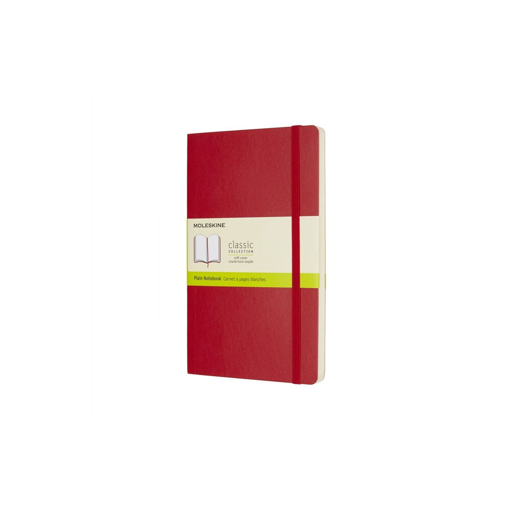 Moleskine Moleskine Scarlet Red Large Plain Notebook Soft