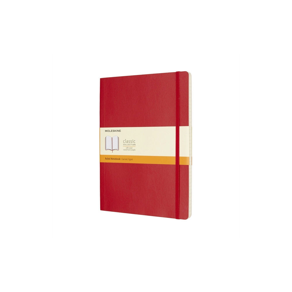 Moleskine Moleskine Scarlet Red Extra Large Ruled Notebook Soft