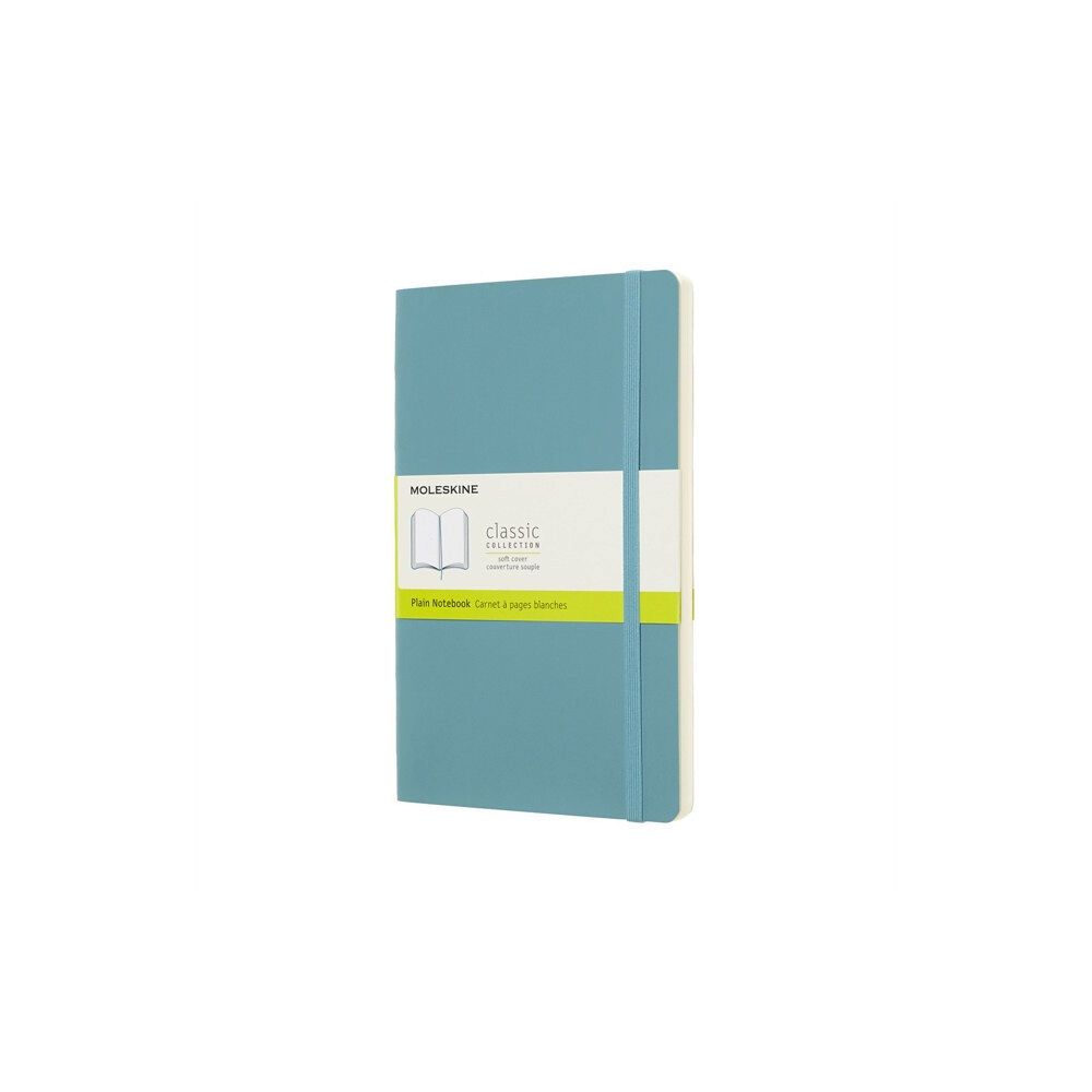 Moleskine Moleskine Reef Blue Notebook Large Plain Soft