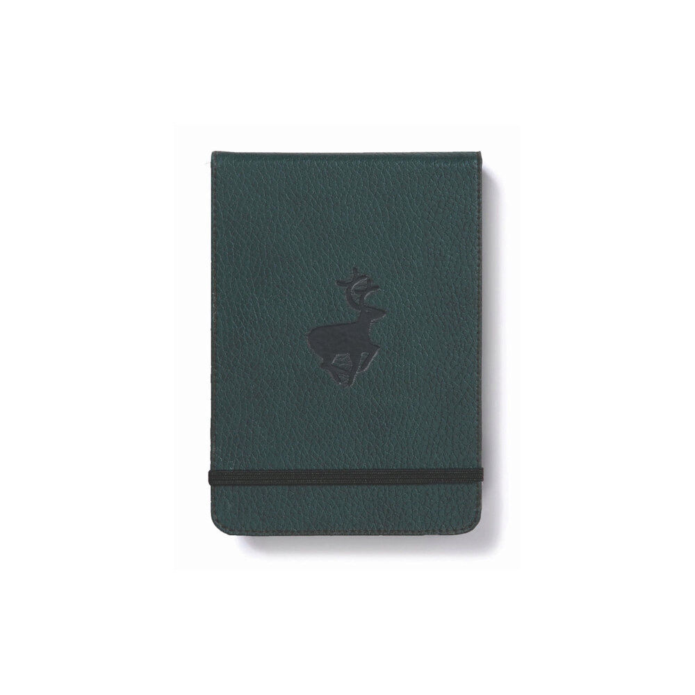 DINGBATS Dingbats A6+ Wildlife Green Deer Reporter Notebook - Graphed