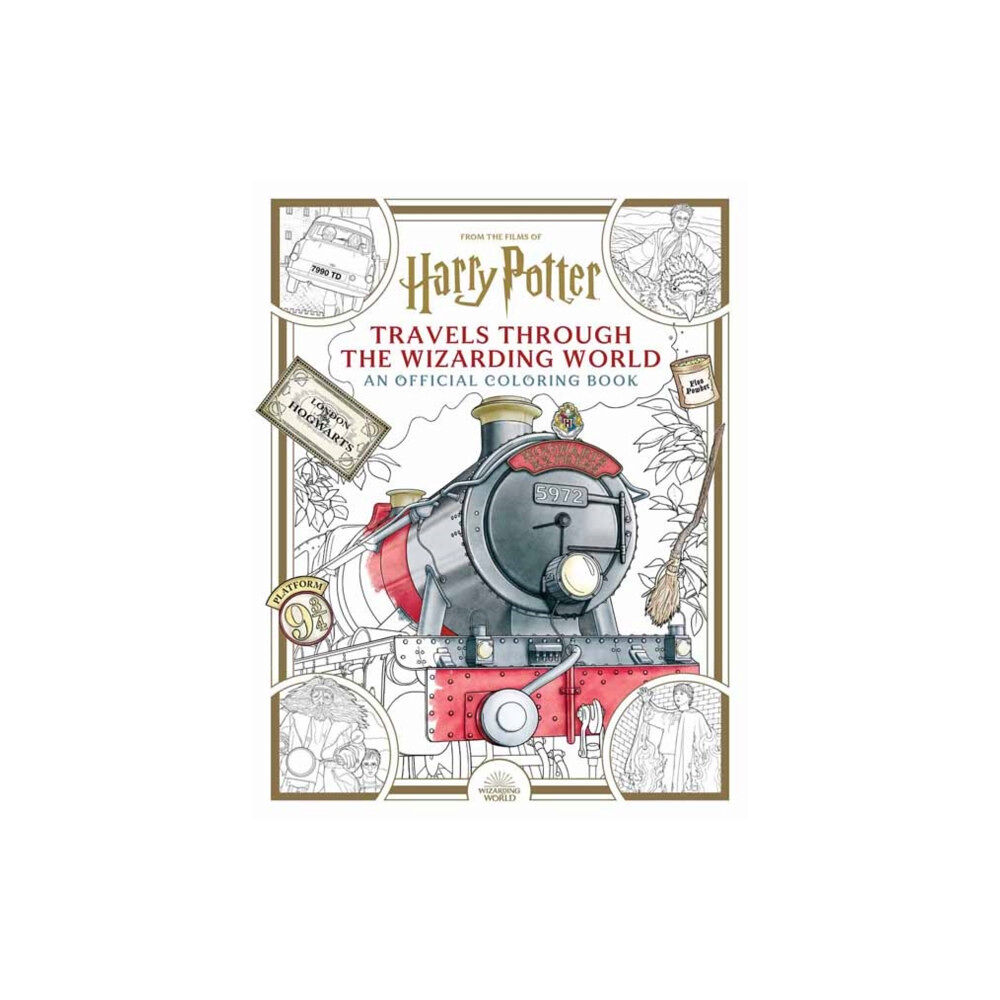 Insight Editions Harry Potter: Travels Through the Wizarding World: An Official Coloring Book (häftad, eng)