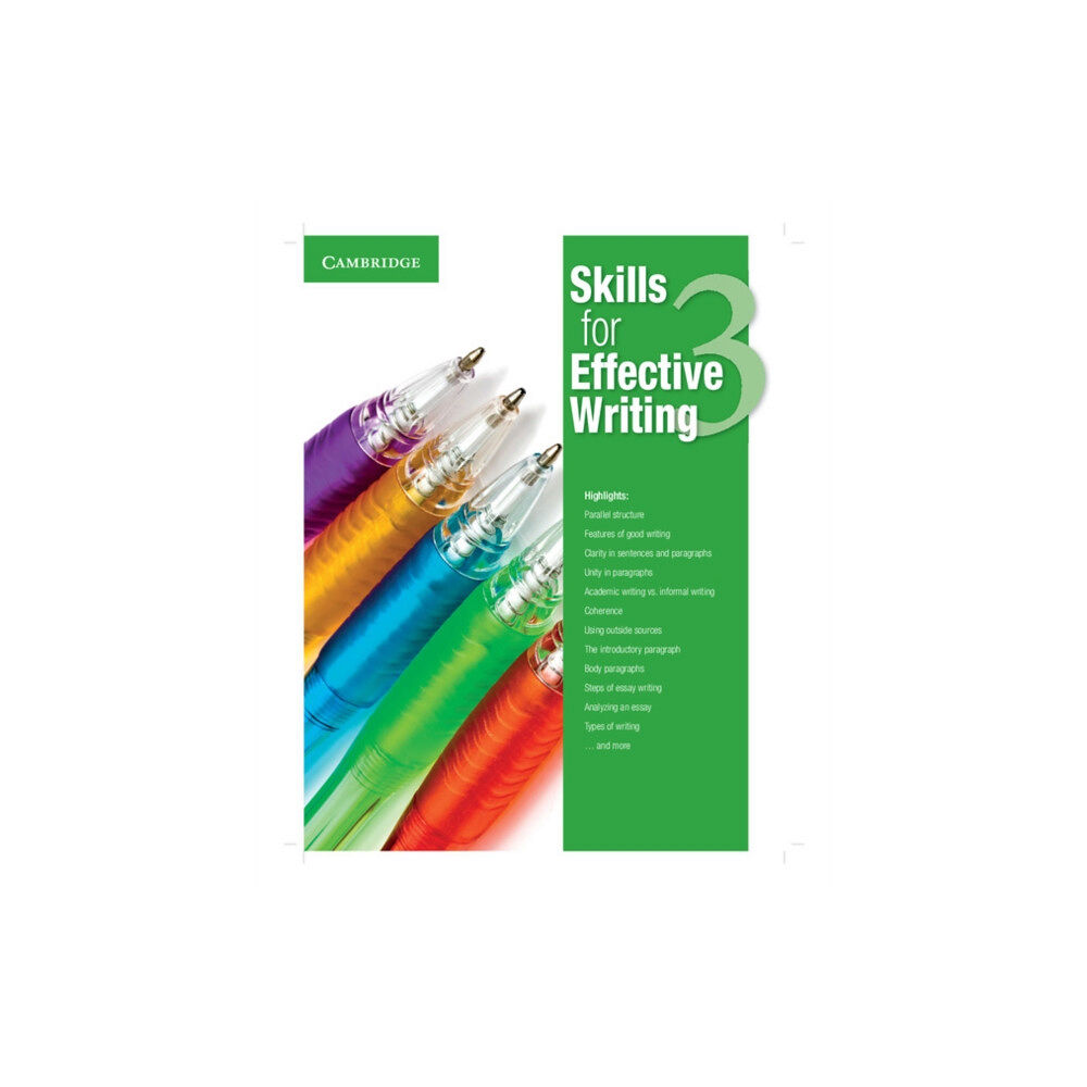 Cambridge University Press Skills for Effective Writing Level 3 Student's Book (häftad, eng)