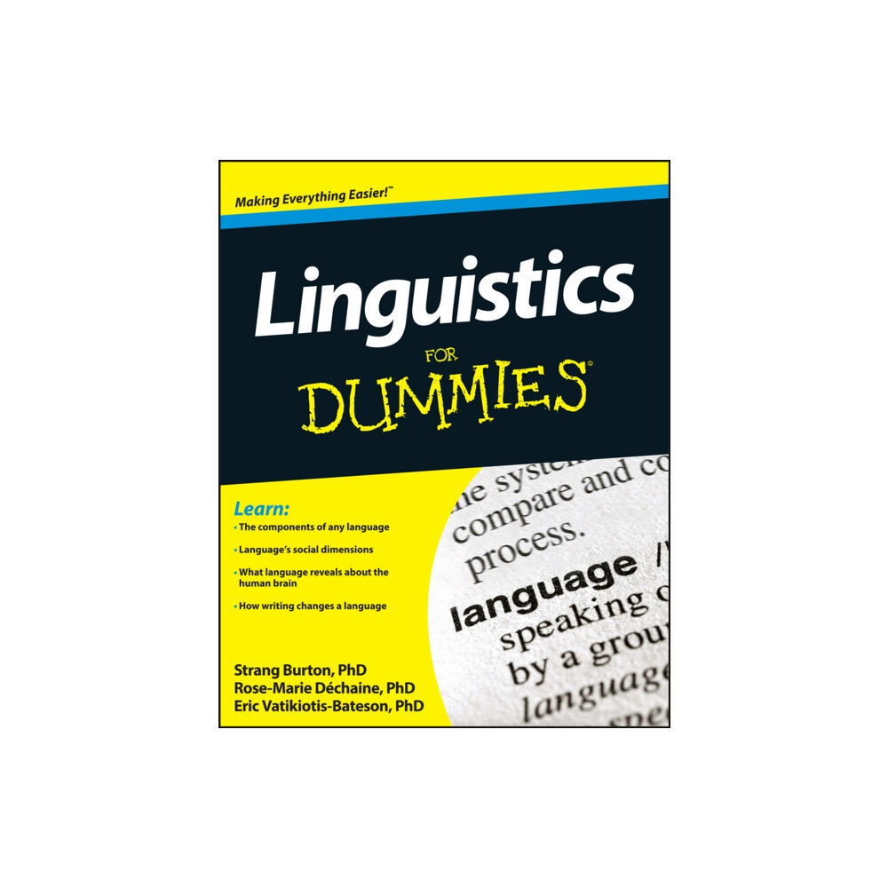 John Wiley & Sons Inc Linguistics For Dummies (häftad, eng)