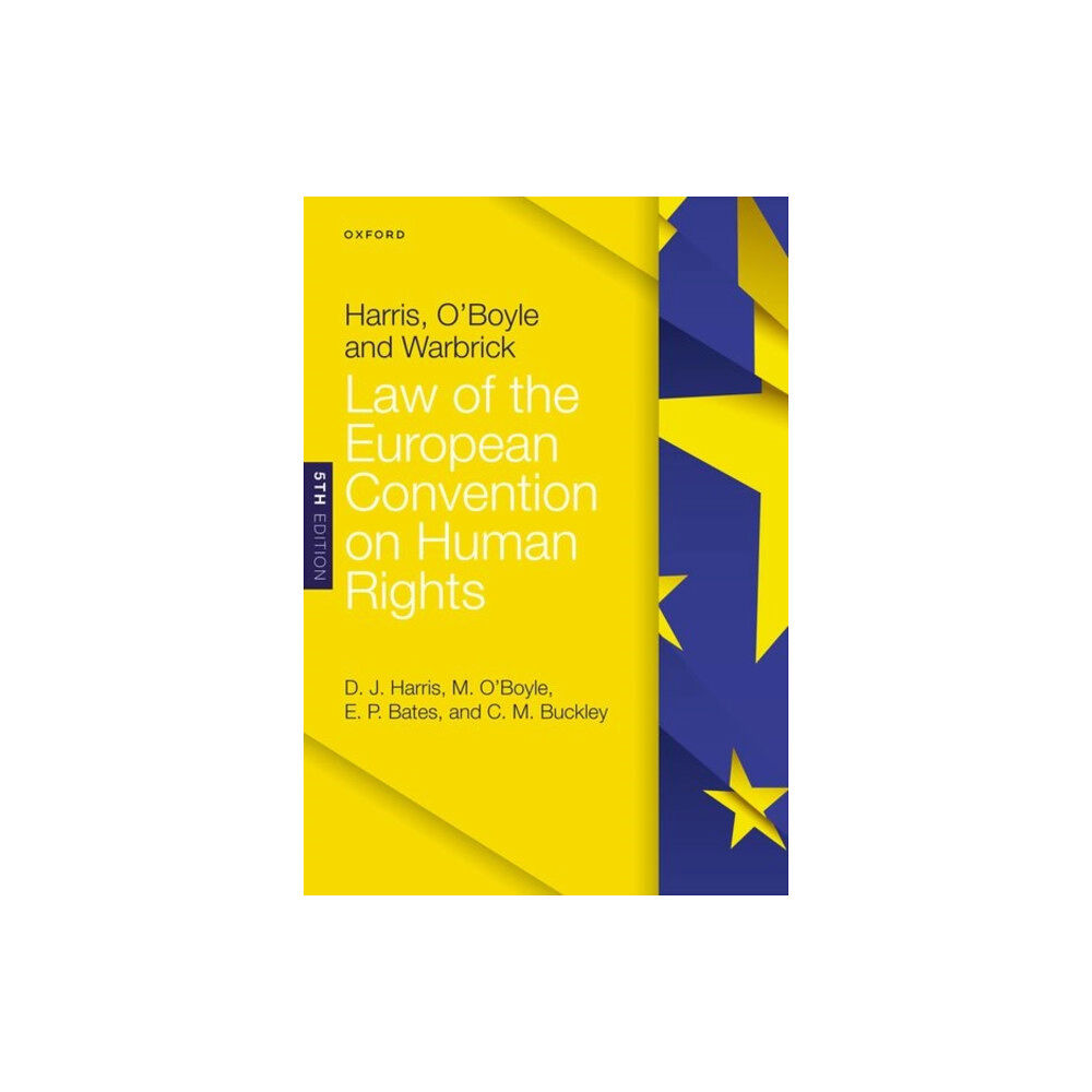 Oxford University Press Harris, O'Boyle, and Warbrick: Law of the European Convention on Human Rights (häftad, eng)