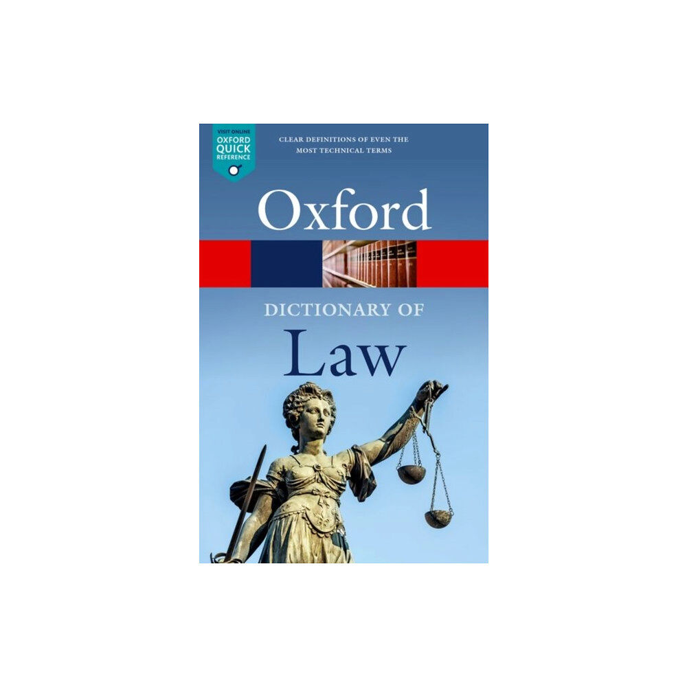 Oxford University Press A Dictionary of Law (häftad, eng)