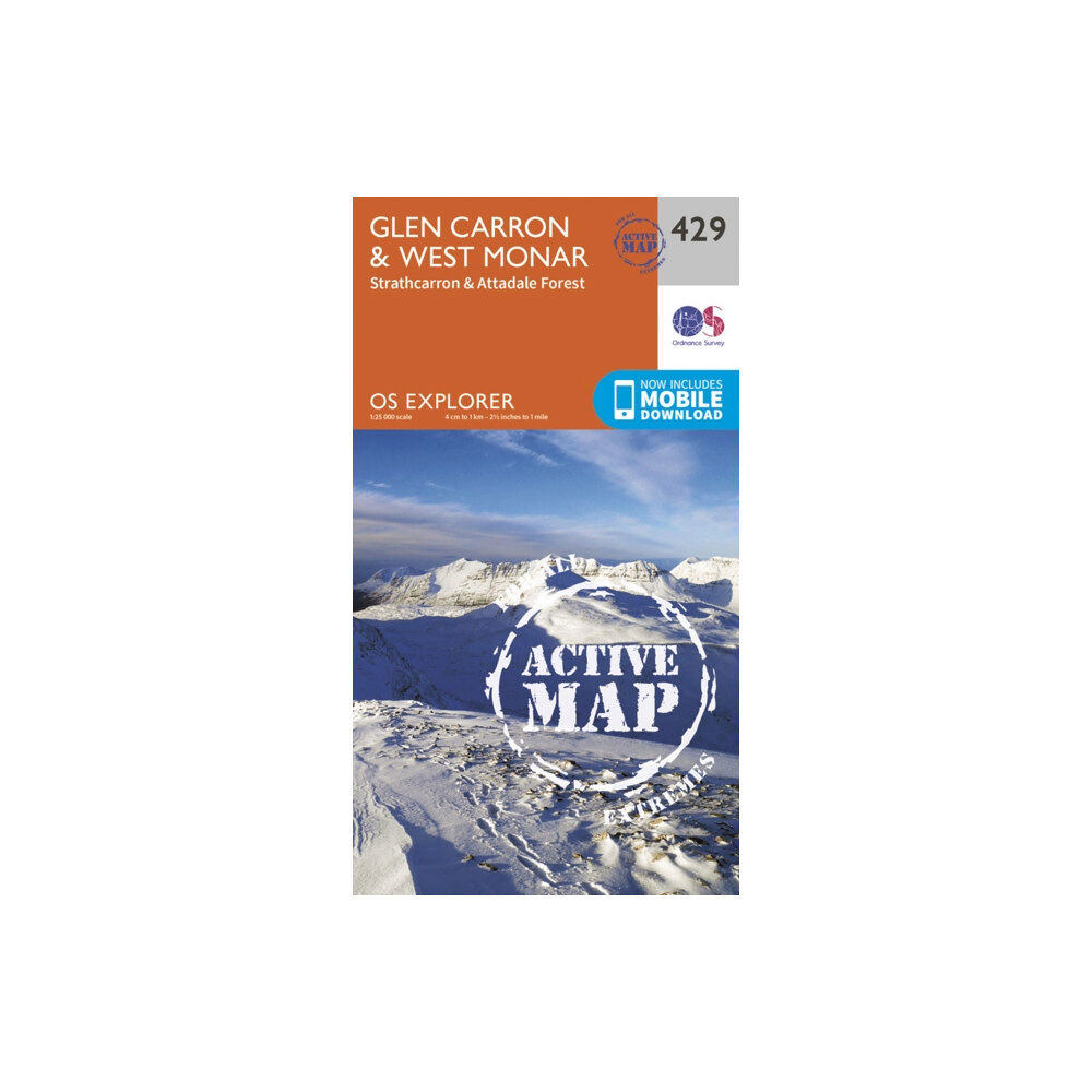 Ordnance Survey Glen Carron and West Monar