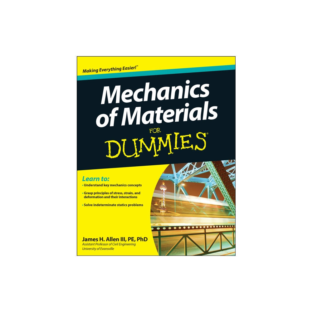 John Wiley & Sons Inc Mechanics of Materials For Dummies (häftad, eng)