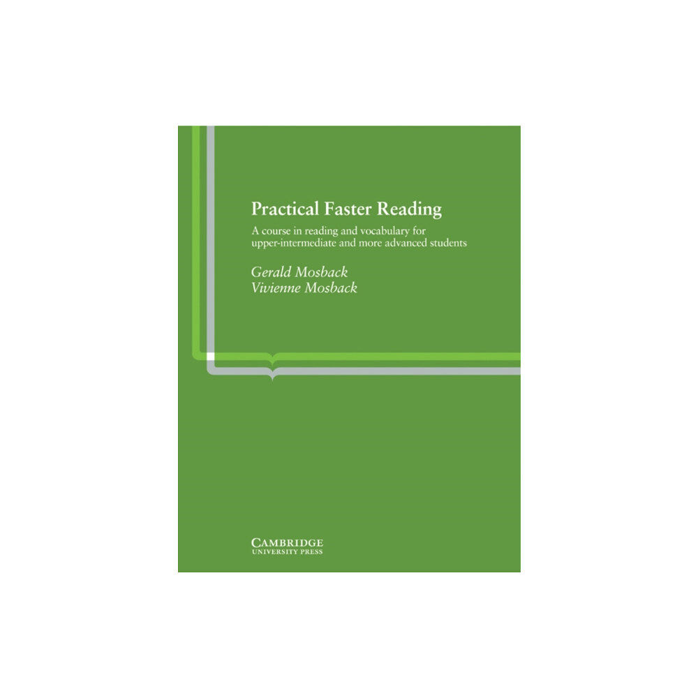 Cambridge University Press Practical Faster Reading (häftad, eng)