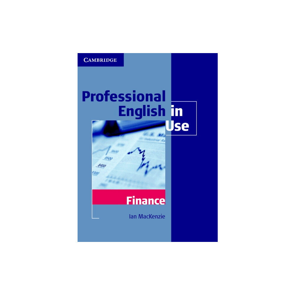 Cambridge University Press Professional English in Use Finance (häftad, eng)