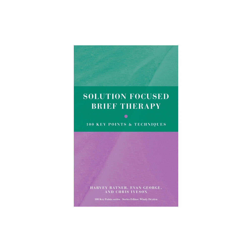 Taylor & francis ltd Solution Focused Brief Therapy (häftad, eng)