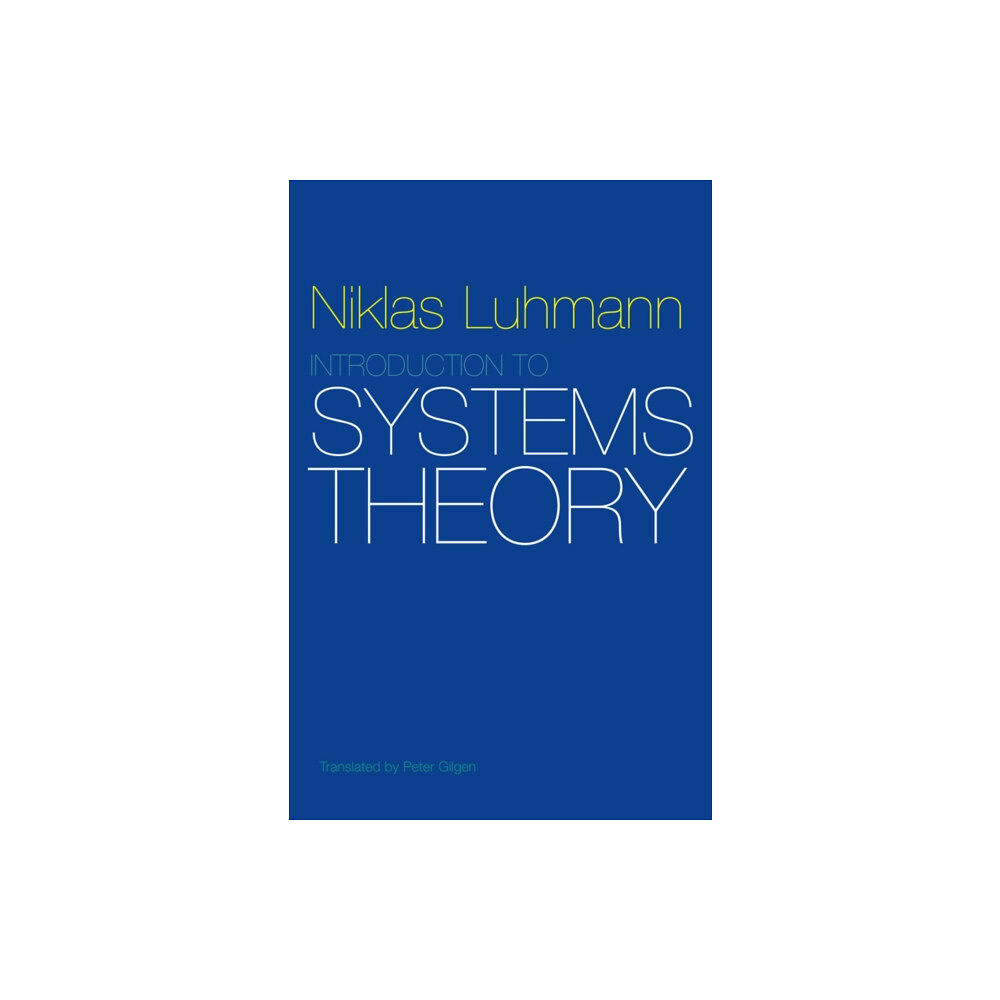 John Wiley And Sons Ltd Introduction to Systems Theory (häftad, eng)