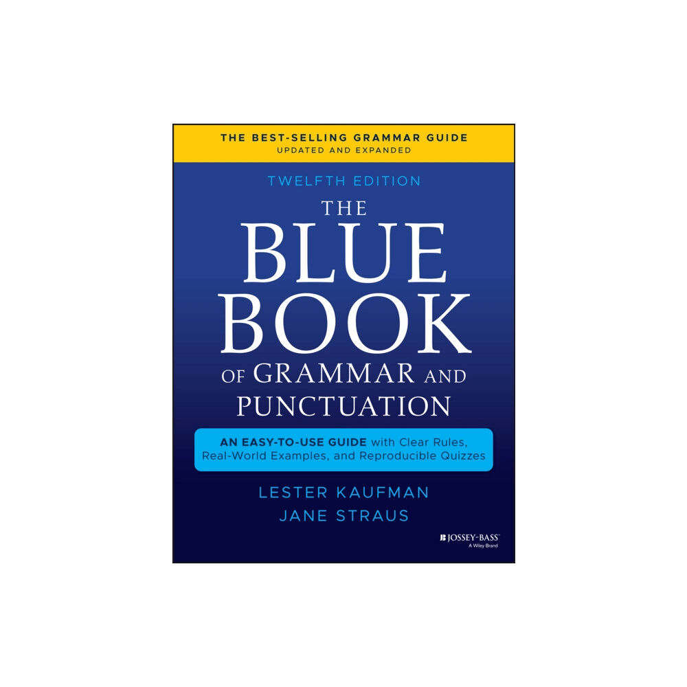 John Wiley & Sons Inc The Blue Book of Grammar and Punctuation (häftad, eng)