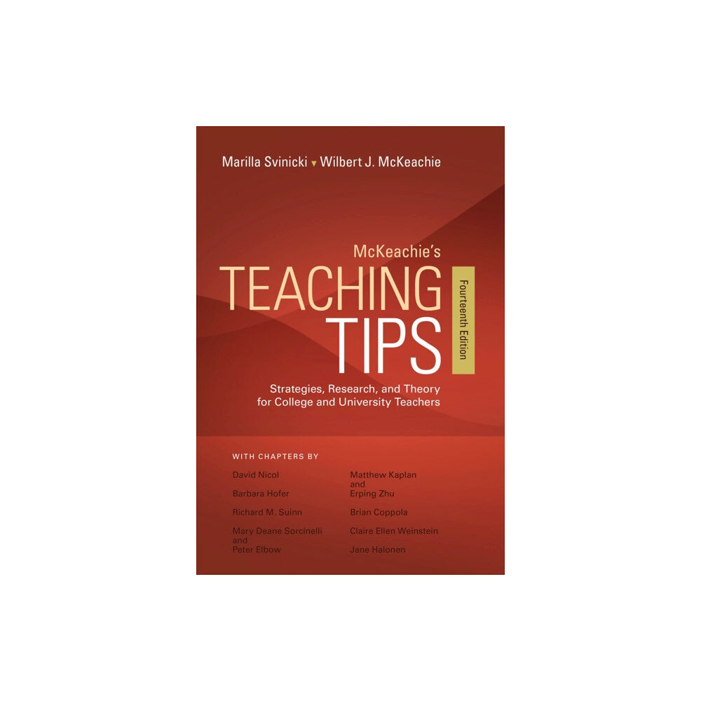 Cengage Learning, Inc McKeachie's Teaching Tips (häftad, eng)