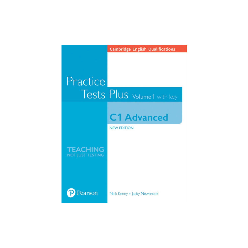 Pearson Education Limited Cambridge English Qualifications: C1 Advanced Practice Tests Plus Volume 1 with key (häftad, eng)