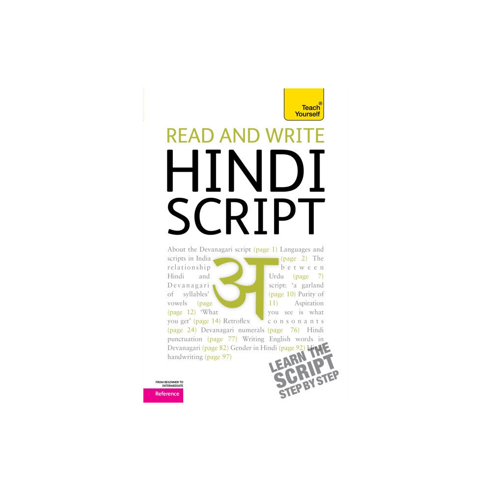 John Murray Press Read and write Hindi script: Teach Yourself (häftad, eng)