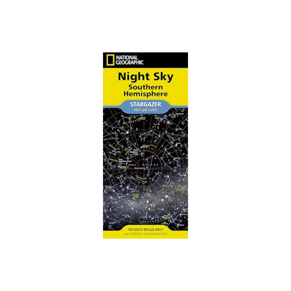 National Geographic Maps Night Sky - Southern Hemisphere Map