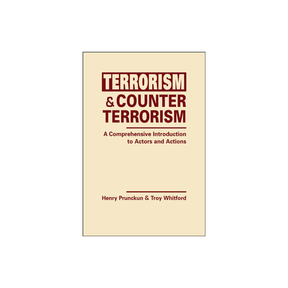Lynne Rienner Publishers Inc Terrorism & Counterterrorism (inbunden, eng)