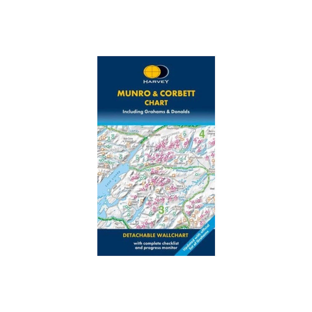 Harvey Map Services Ltd Munro & Corbett Chart
