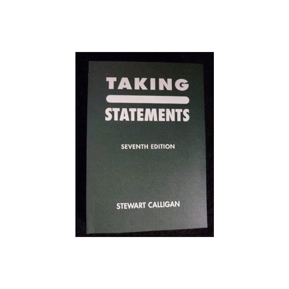 New Police Bookshop Taking Statements (häftad, eng)