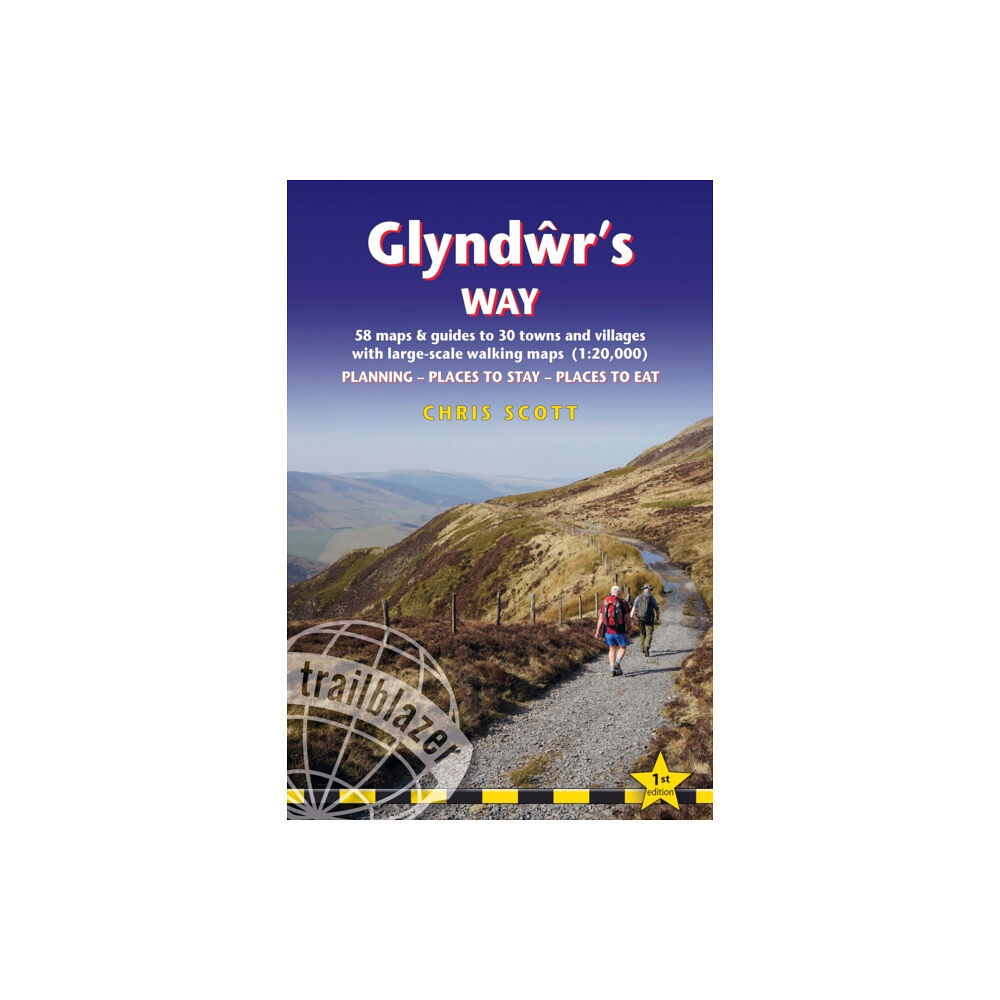 Trailblazer Publications Glyndwr's Way Trailblazer Walking Guide 1e (häftad, eng)