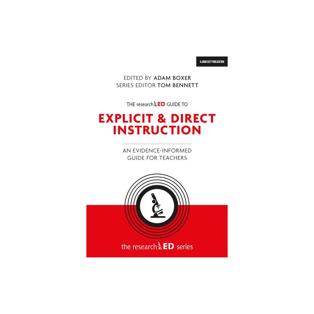 Hachette Learning The researchED Guide to Explicit and Direct Instruction (häftad, eng)