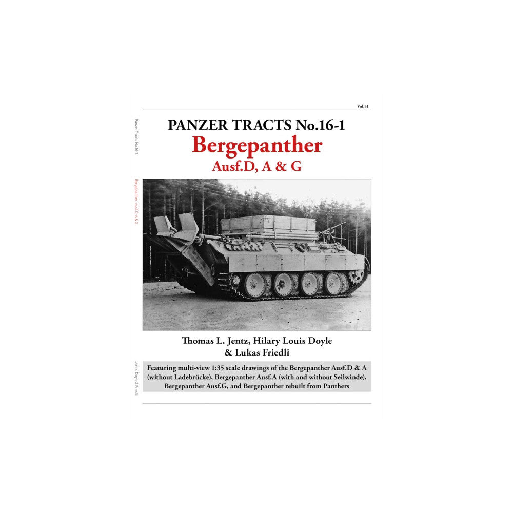 Panzerwrecks Limited Panzer Tracts No.16-1: Bergepanther (häftad, eng)