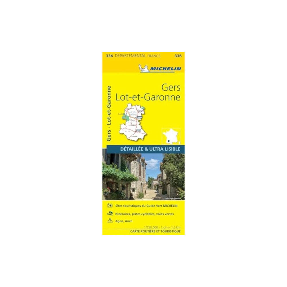 Michelin Editions Des Voyages Gers Lot-et-Garonne - Michelin Local Map 336