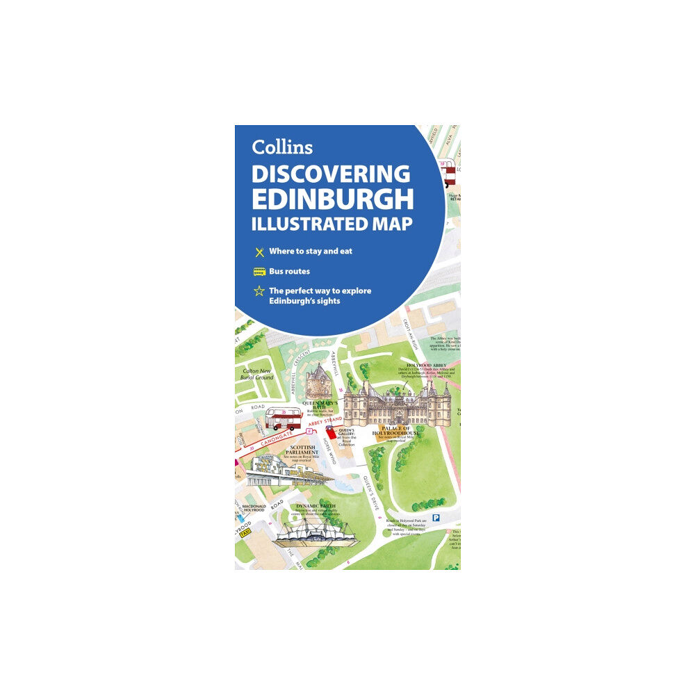HarperCollins Publishers Discovering Edinburgh Illustrated Map