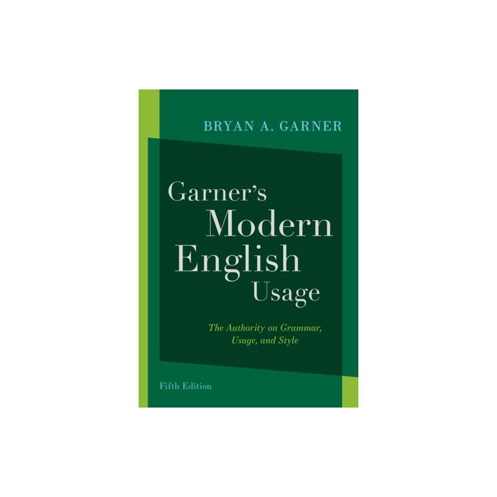 Oxford University Press Inc Garner's Modern English Usage (inbunden, eng)