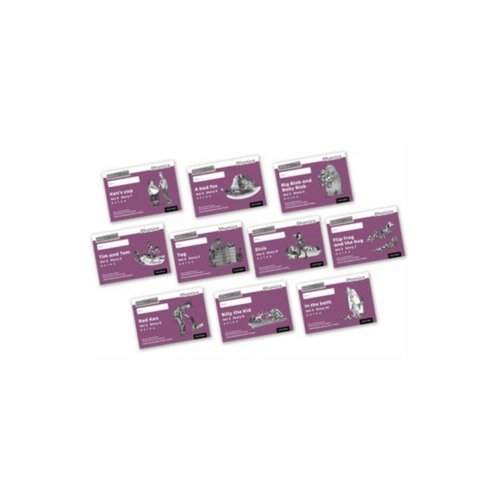 Oxford University Press Read Write Inc. Phonics: Purple Set 2 Core Black & White Storybooks (Mixed Pack of 10) (häftad, eng)