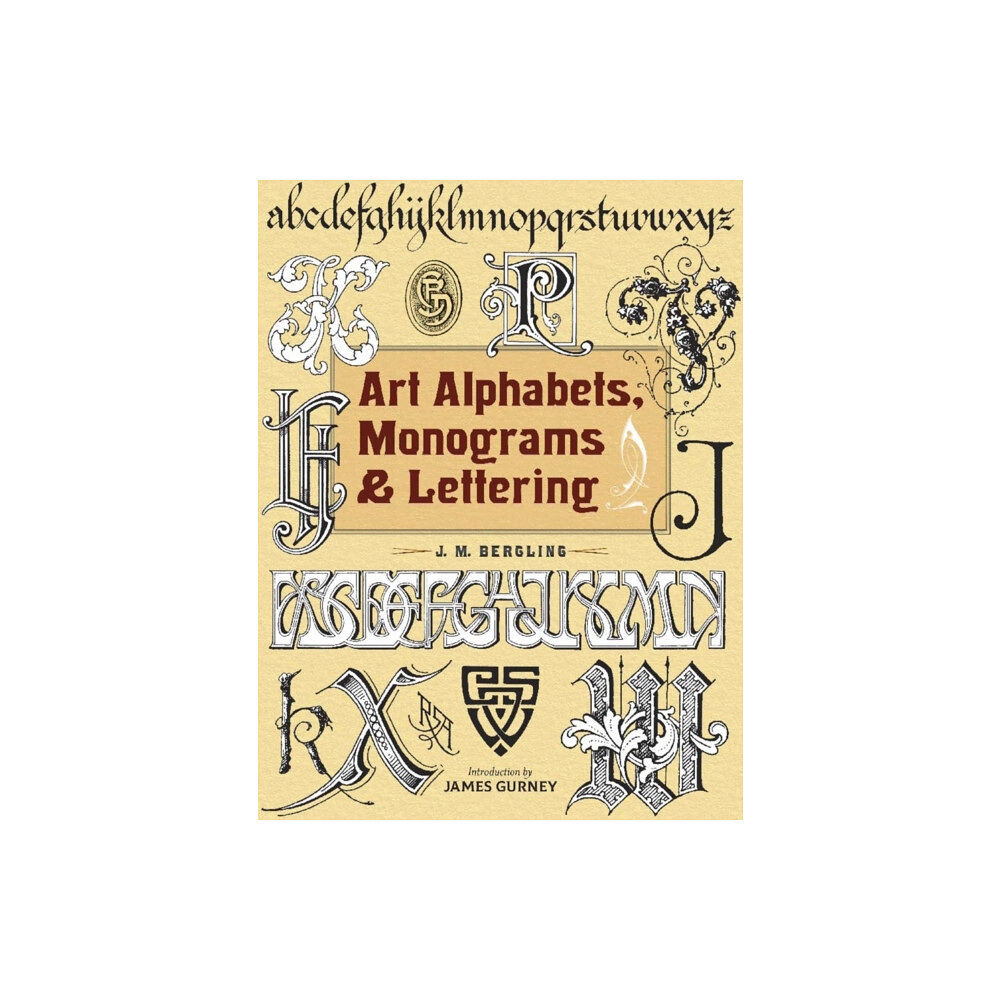 Dover publications inc. Art Alphabets, Monograms, and Lettering (häftad, eng)