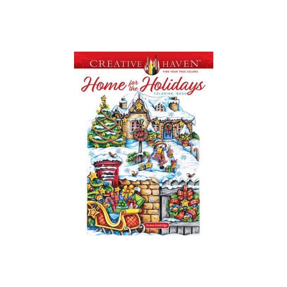 Dover publications inc. Creative Haven Home for the Holidays Coloring Book (häftad, eng)