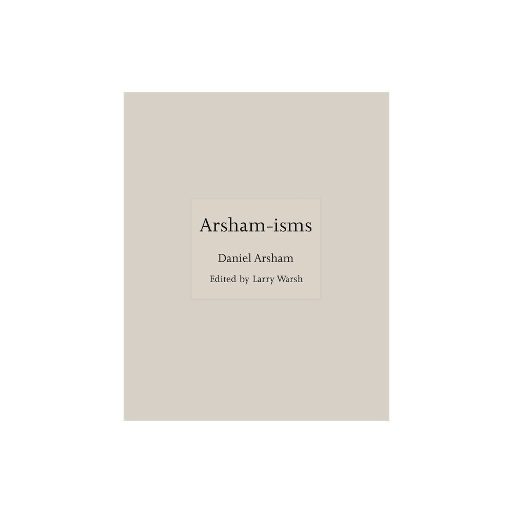 Princeton University Press Arsham-isms (inbunden, eng)