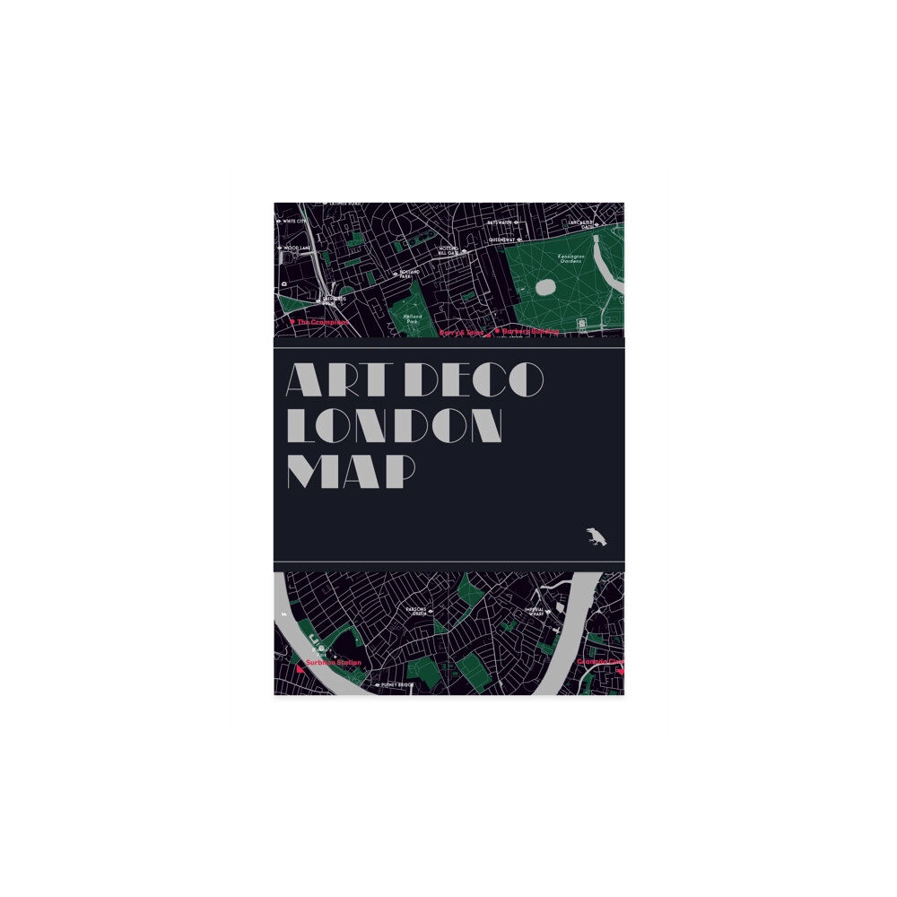Blue Crow Media Art Deco London Map