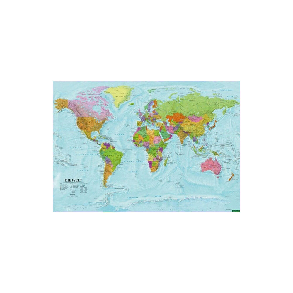 Freytag-Berndt World political / physical wall map