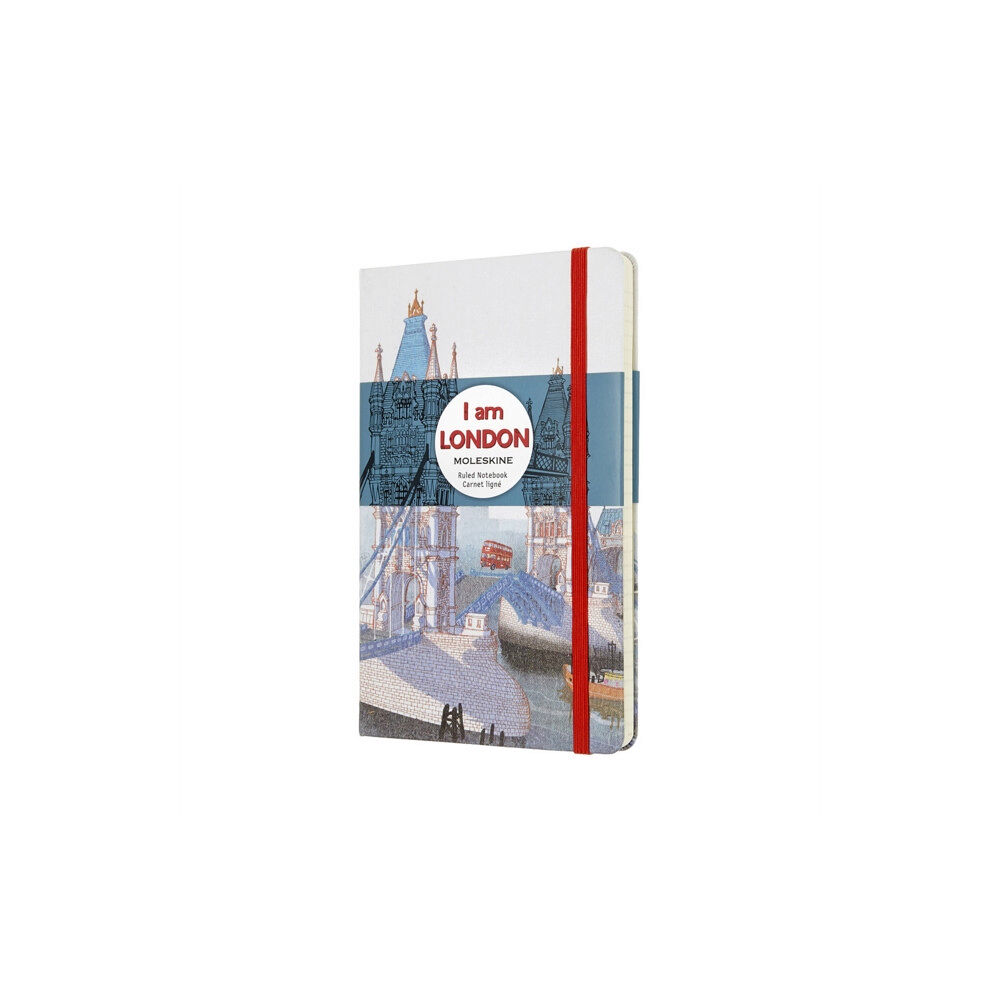 Moleskine Moleskine I Am London Limited Edition White Large Ruled Notebook Hard