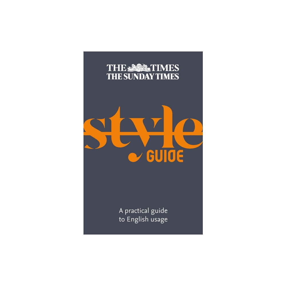 HarperCollins Publishers The Times Style Guide (häftad, eng)