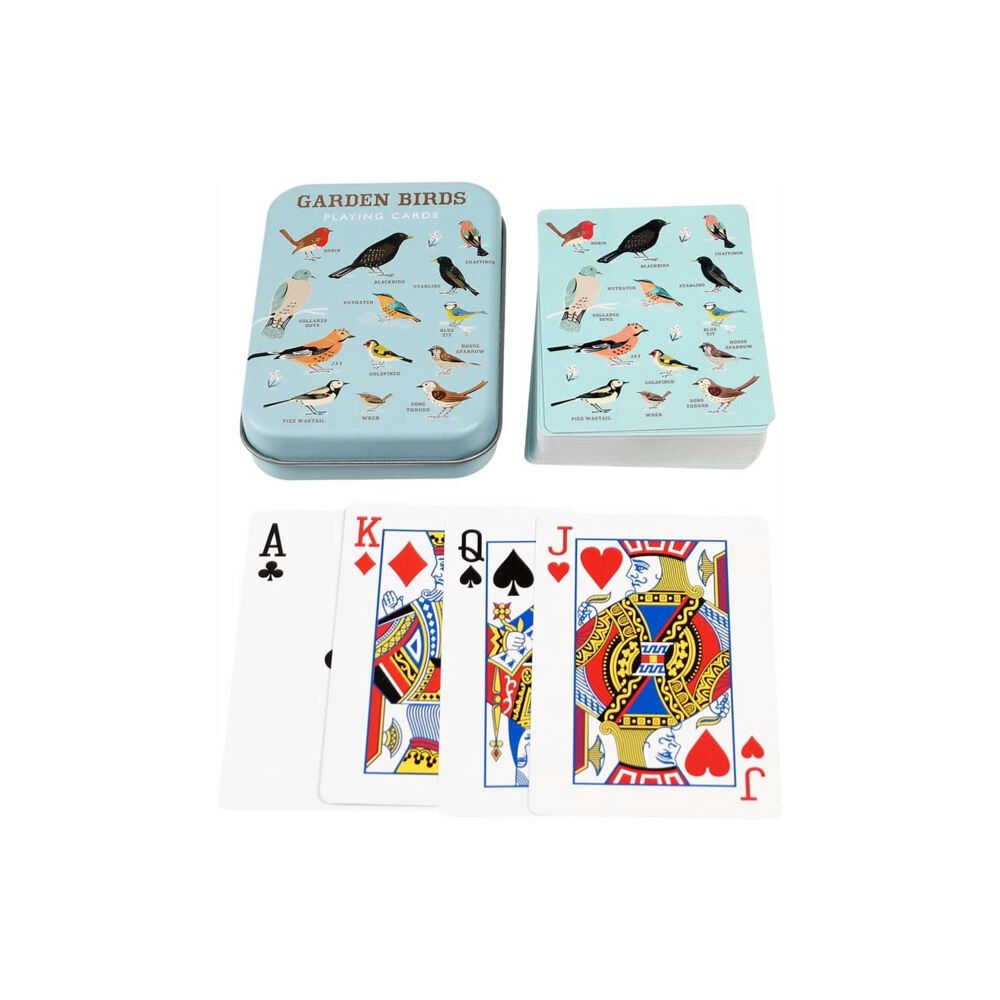 REX LONDON Playing cards in a tin - Garden Birds