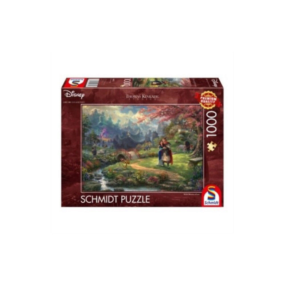 Asmodee Disney Dreams Collection - Mulan Blossoms of Love by Thomas Kinkade 1000 Piece Schmidt Puzzle