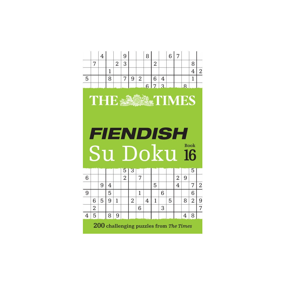 HarperCollins Publishers The Times Fiendish Su Doku Book 16 (häftad, eng)