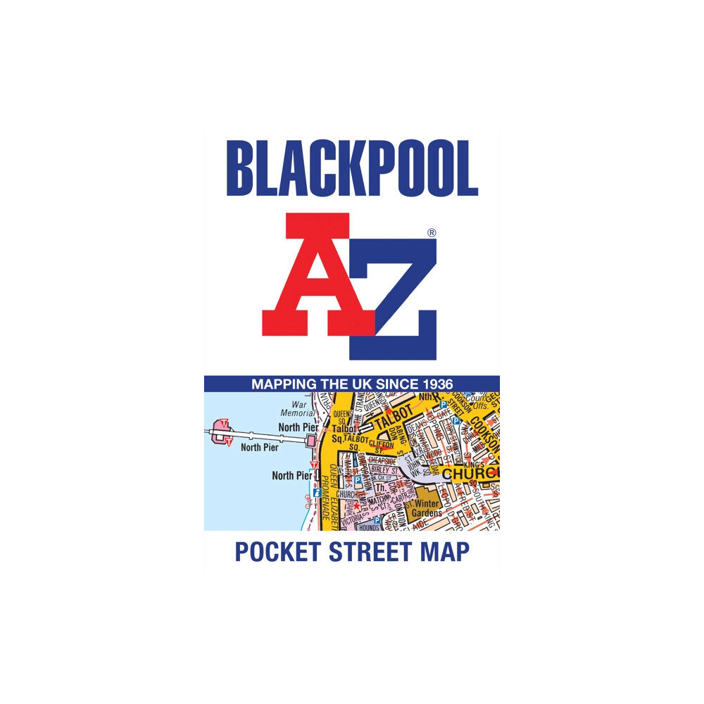 HarperCollins Publishers Blackpool A-Z Pocket Street Map
