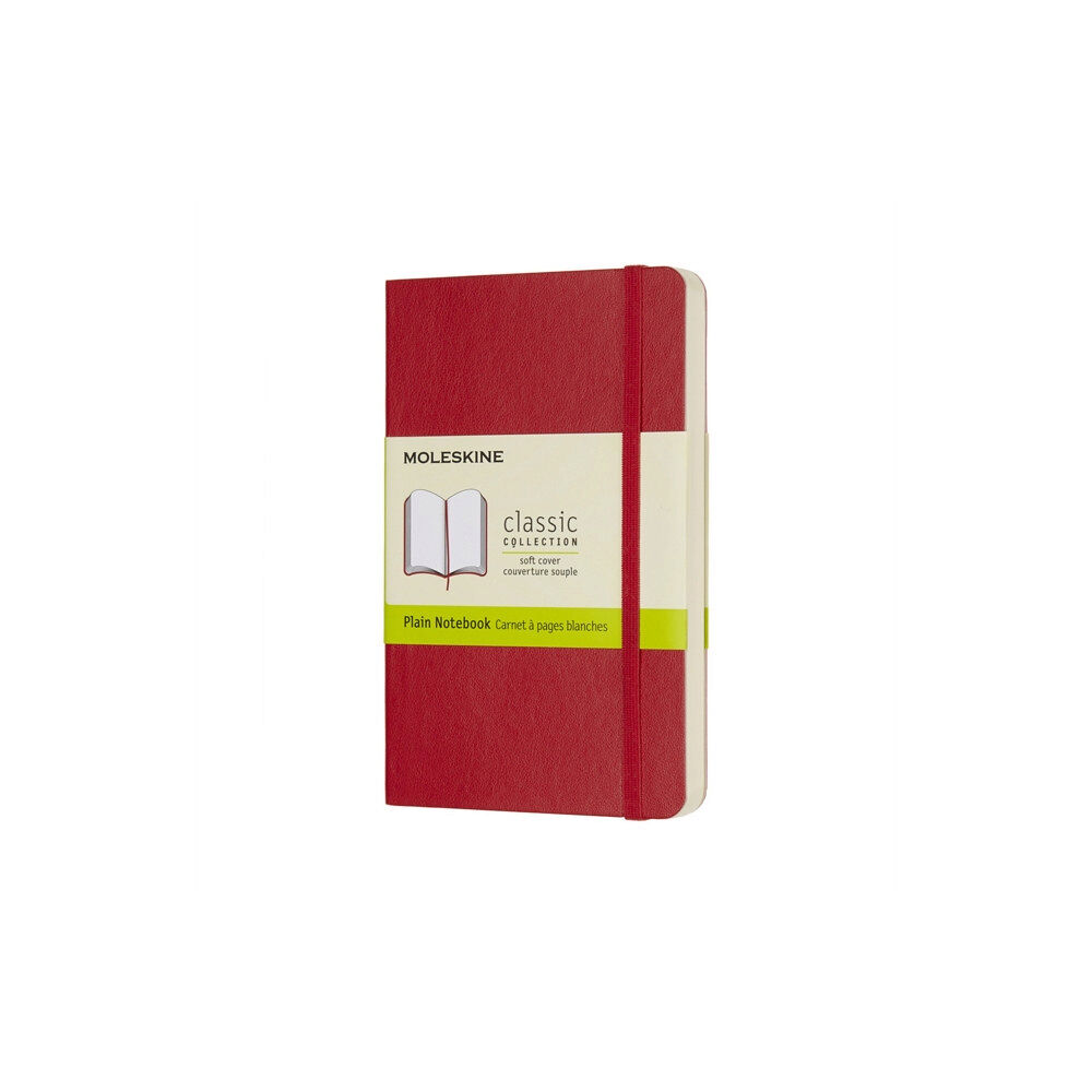 Moleskine Moleskine Scarlet Red Pocket Plain Notebook Soft